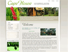 Tablet Screenshot of capehouse.com.au